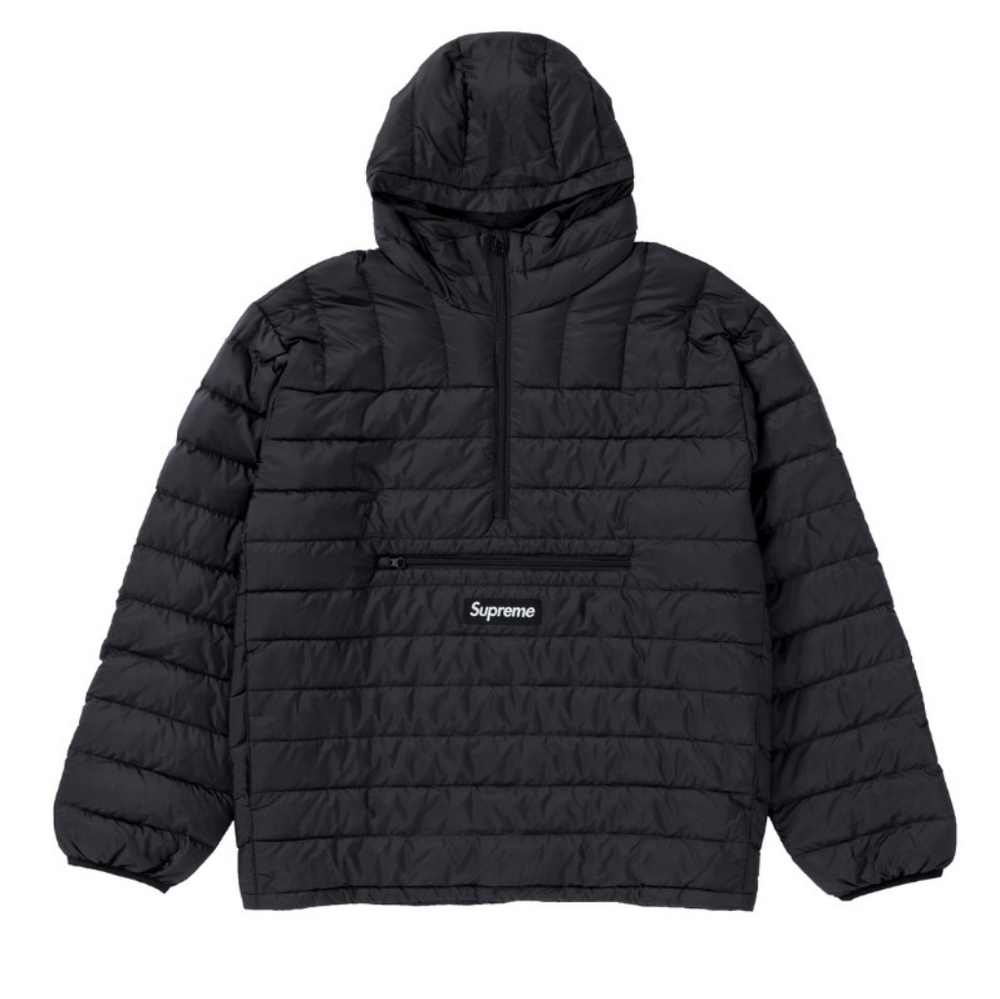 Supreme Micro Down Half Zip Hooded Pullover